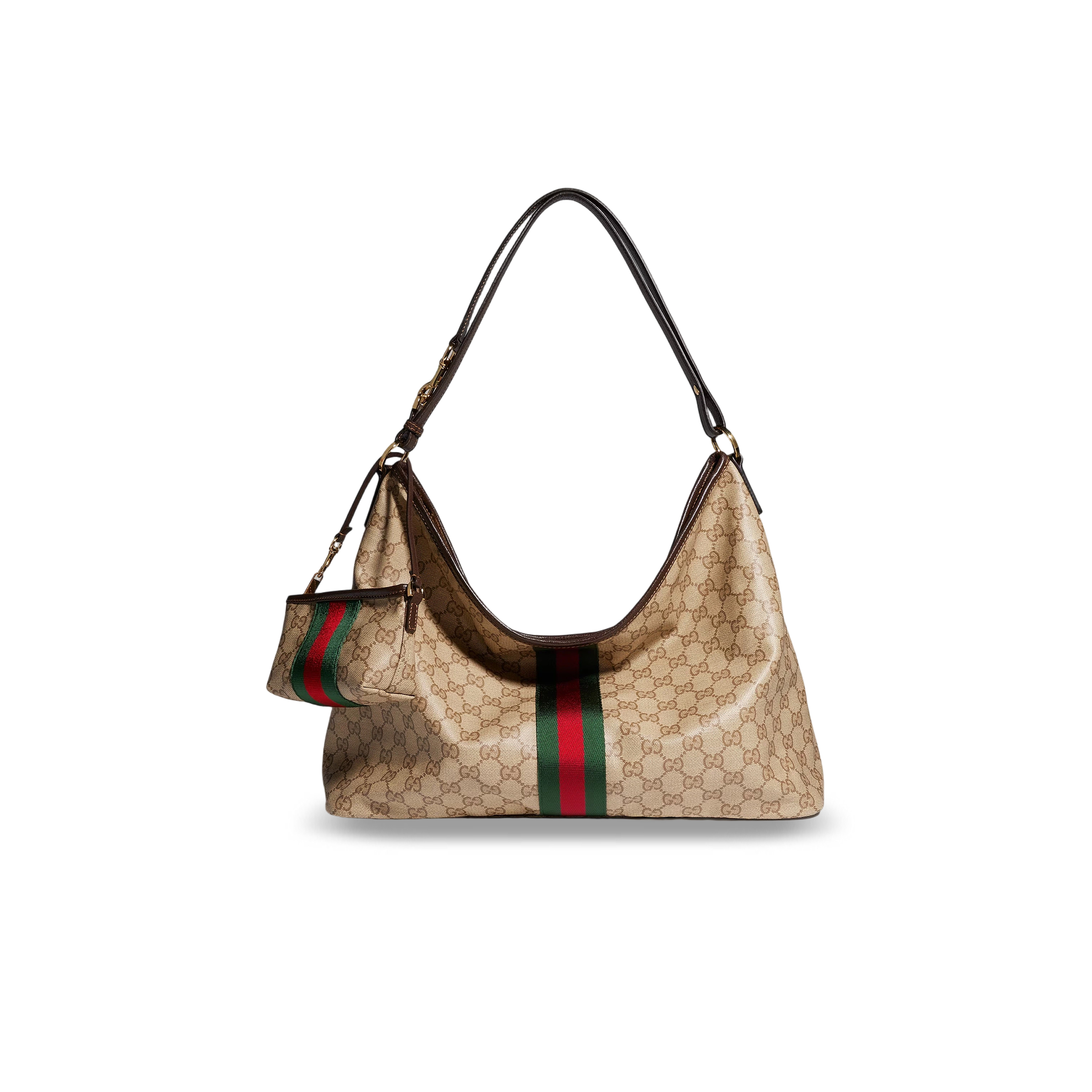 GUCCI LARGE SHOULDER BAG WITH WEB A008NS (39.5*29*15.5cm)
